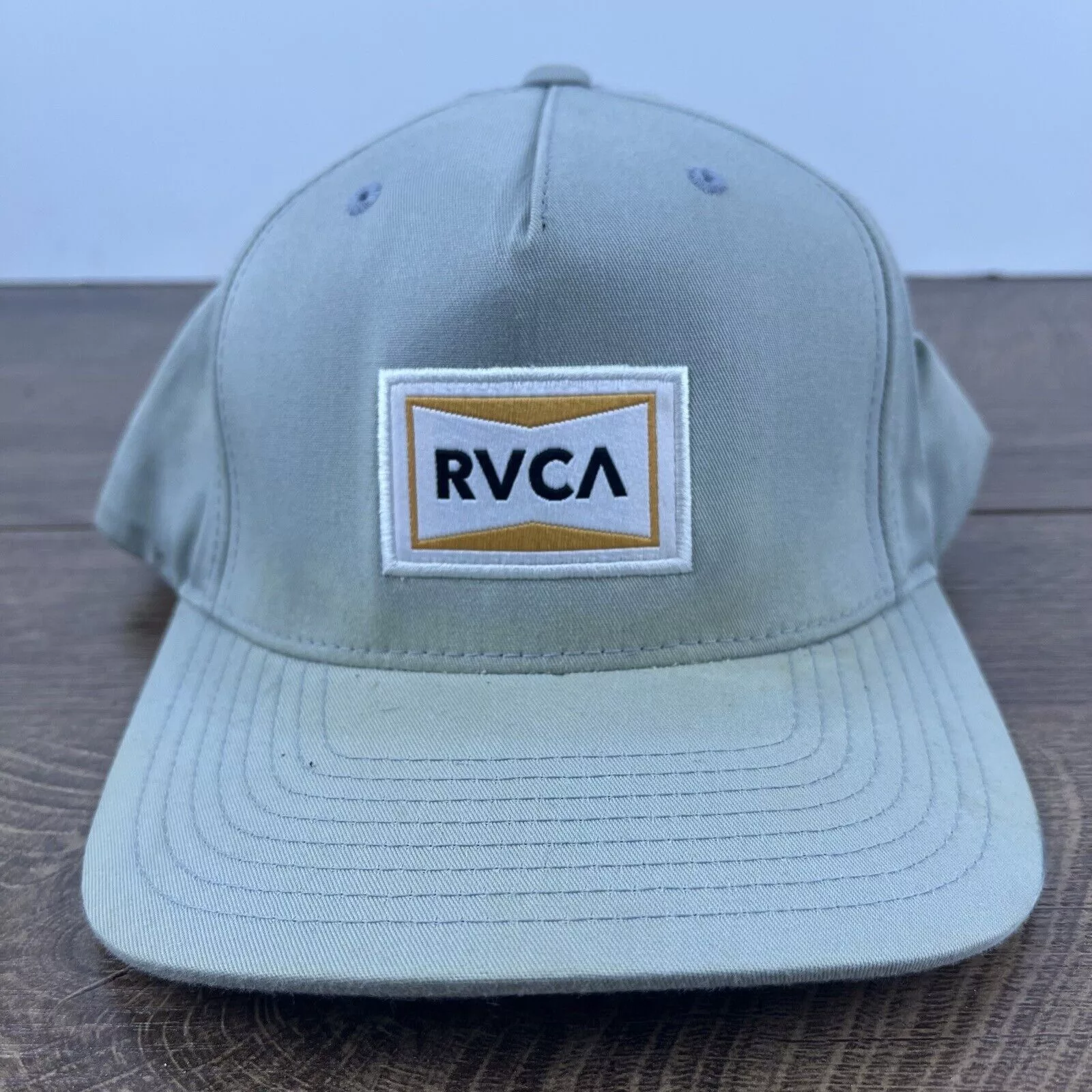 RVCA Hats RVCA Snapback Hat RVCA Snapback Gray Hat Adjustable Hat Gray