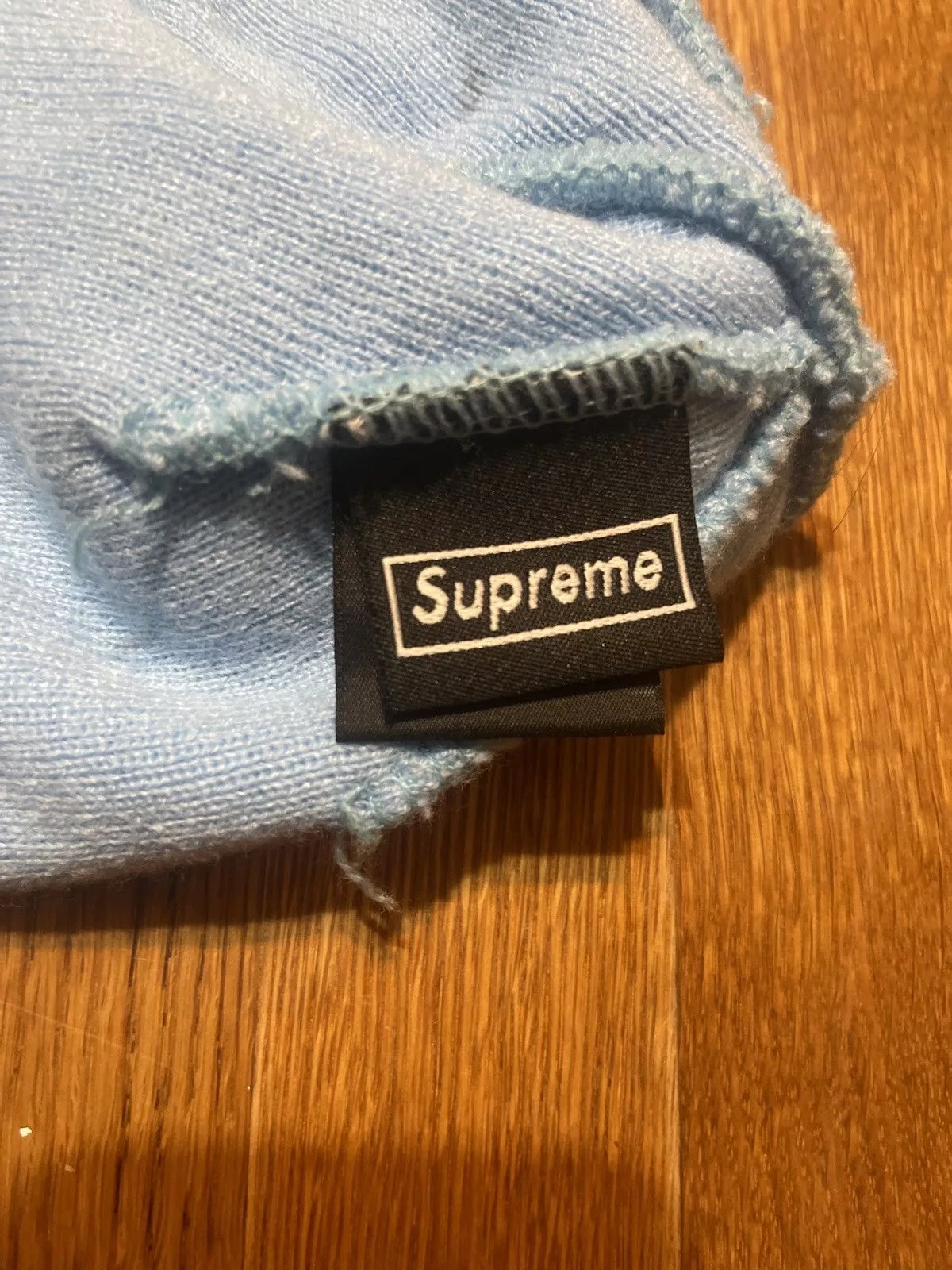 Supreme Hats Supreme New Era box logo beanie Blue