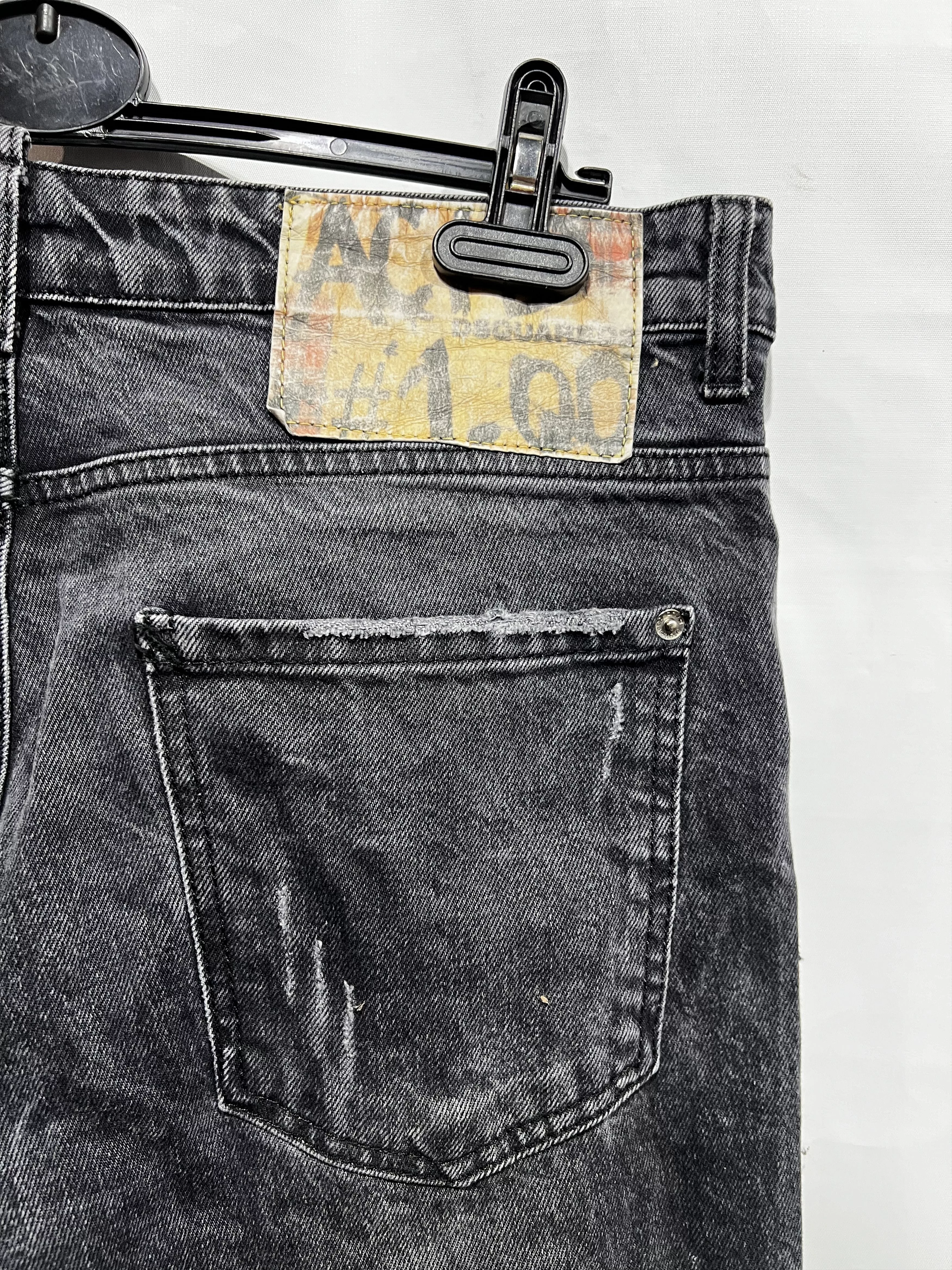 Dsquared2 Denim Jeans size 50 Distressed Gray