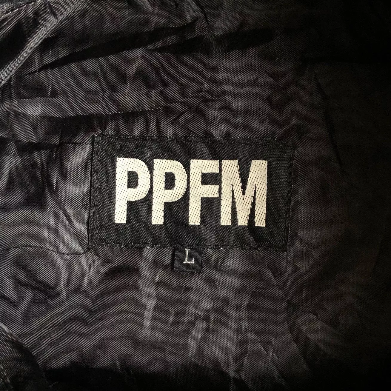Designer Light Jackets Designer × Japanese Brand × PPFM Vintage PPFM Punk Jacket Gray