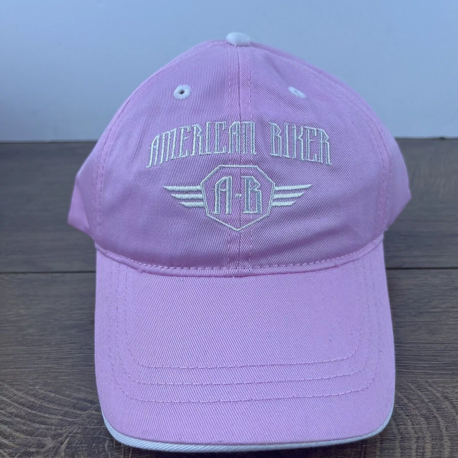 Other Hats Other American Biker Hat Motorcycle Pink Cap Adjustable Pink Adult