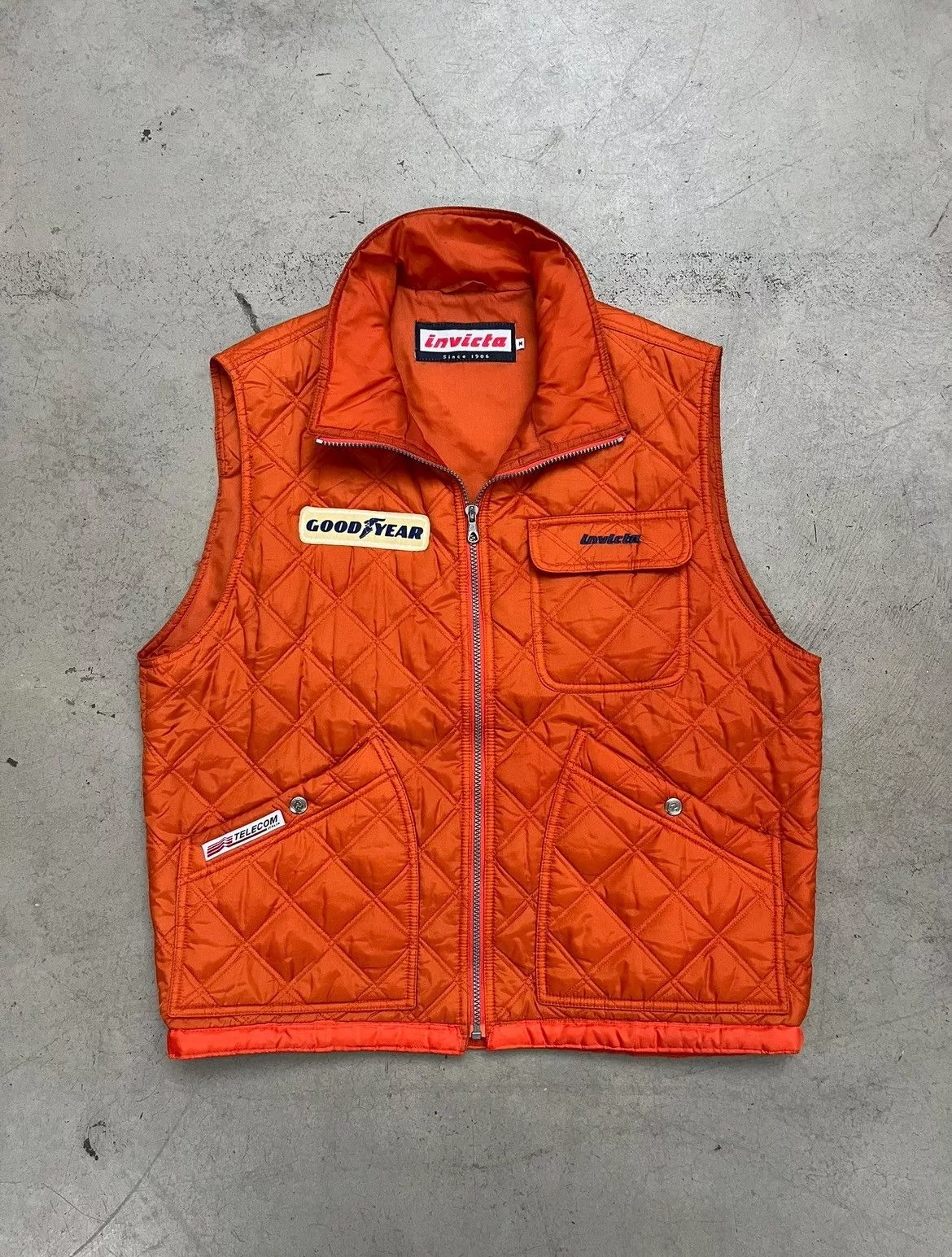 Invicta Vests Vintage invicta racing vest Orange