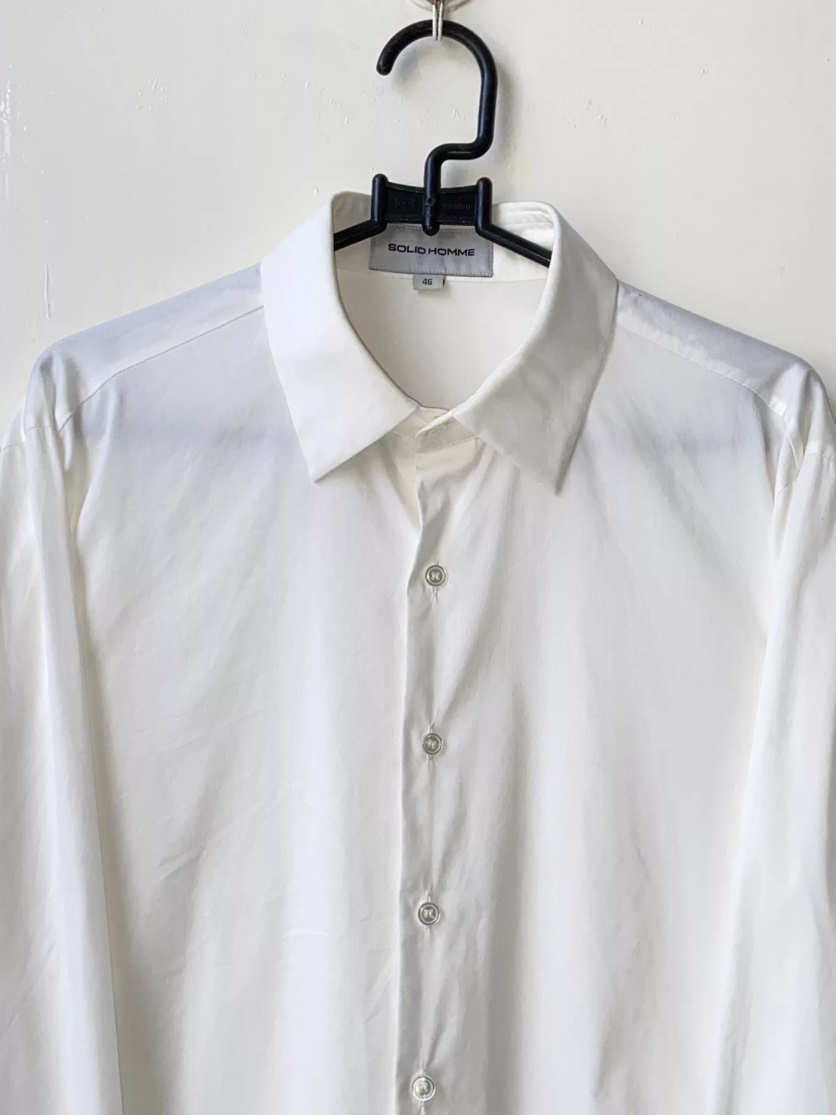 Solid Homme Shirts Button Ups Solid Homme × Wooyoungmi SOLID HOMME White Shirt