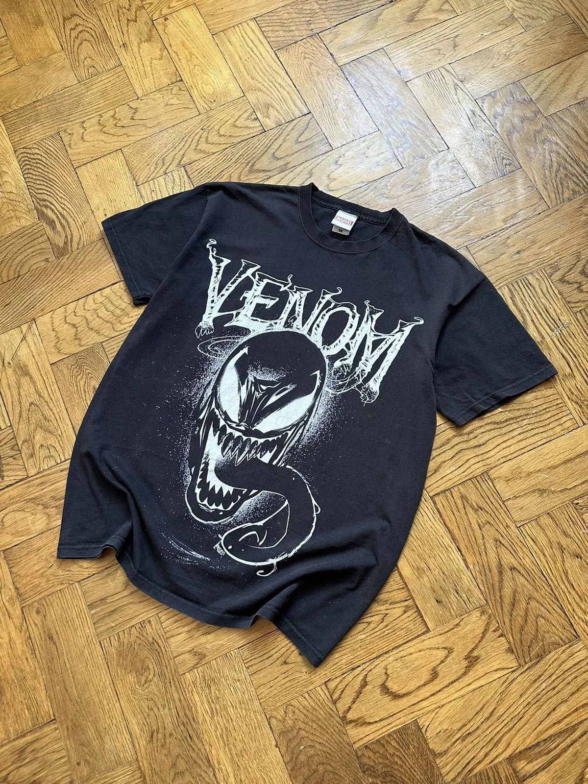 Marvel Comics Short Sleeve T Shirts Marvel Comics Venom Marvel T Shirt Black Vintage