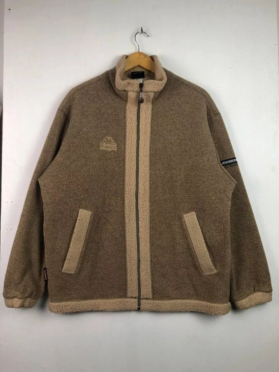 Kappa Light Jackets Kappa × Vintage Vintage 90's Kappa Full Zipper Fleece Jacket Multi