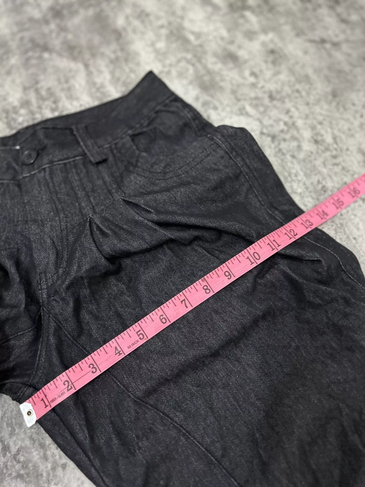 Japanese Brand Casual Pants Japanese Brand Open Arms Pants Black Vintage