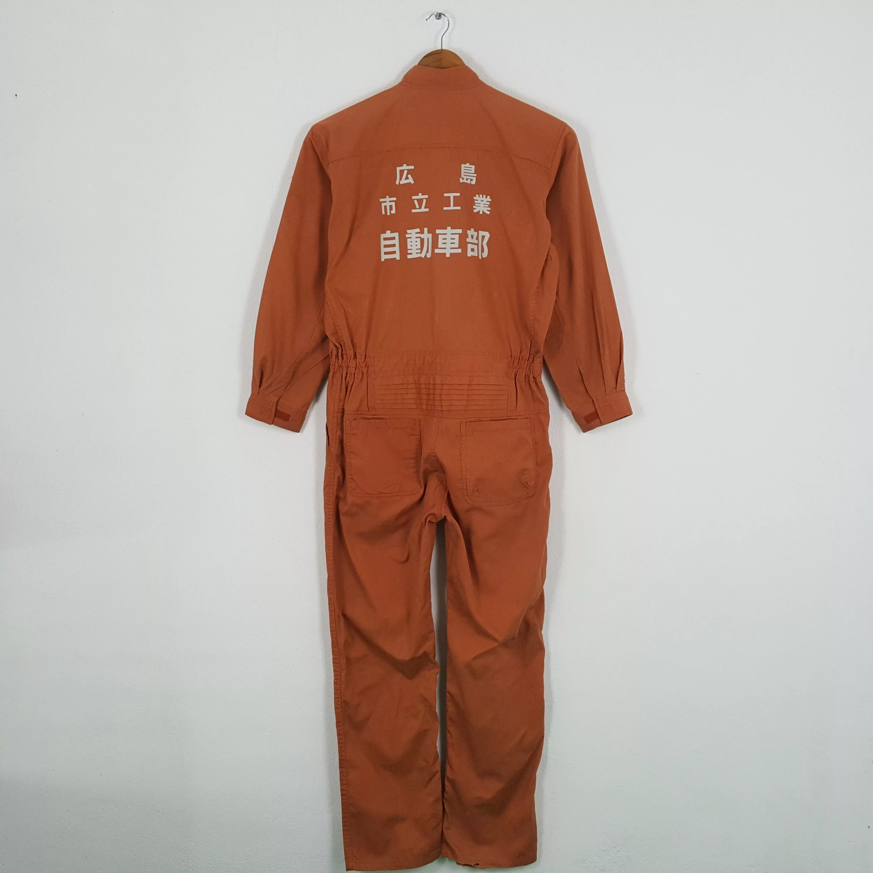 Nirvana Light Jackets Nirvana × Vintage Vintage NIRVANA MICHELIN Japanese Style Coverall Jacket Orange