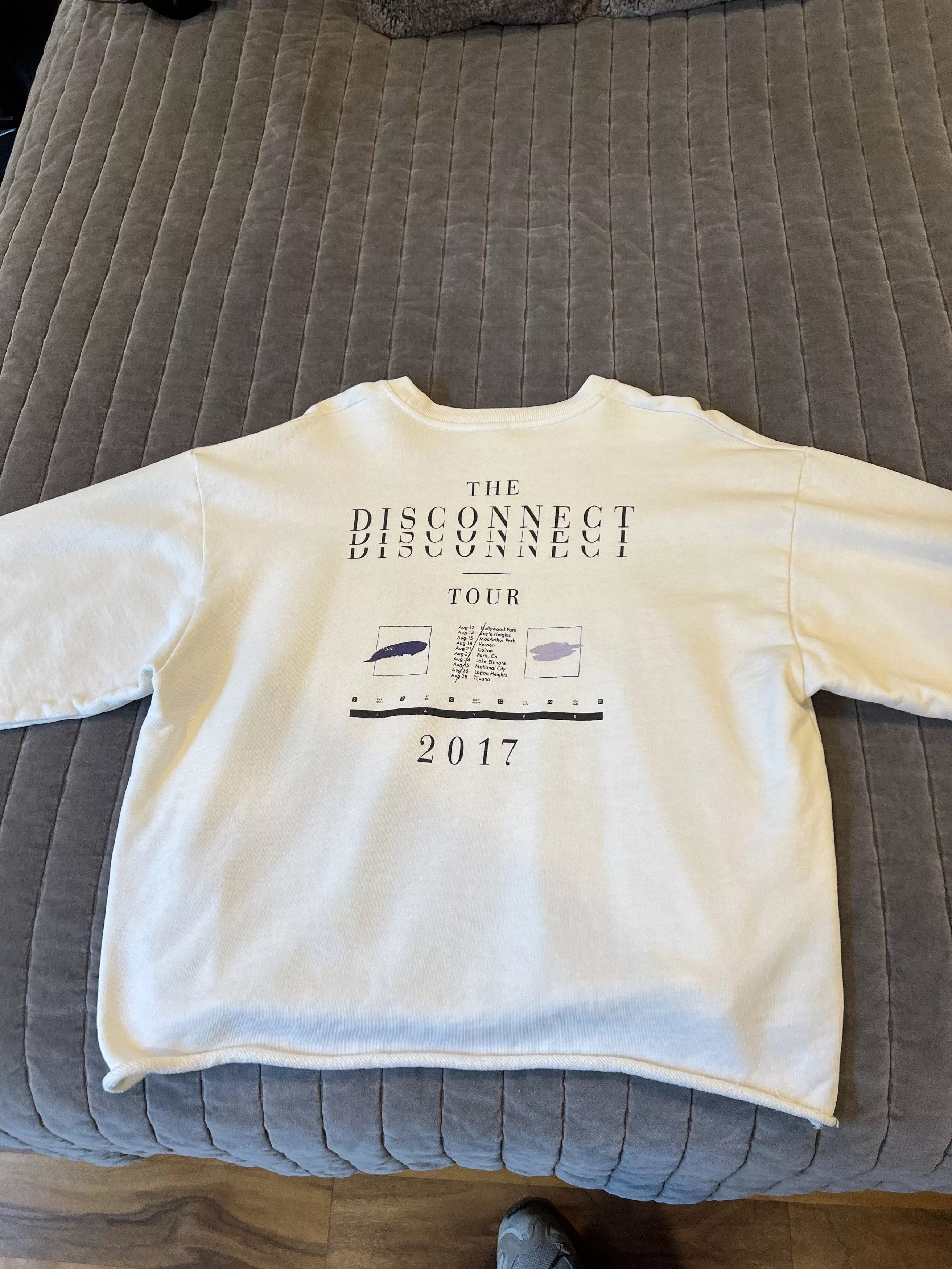 Second/Layer Sweaters Knitwear Second/Layer Second Layer Rose Crewneck Sweatshirt White