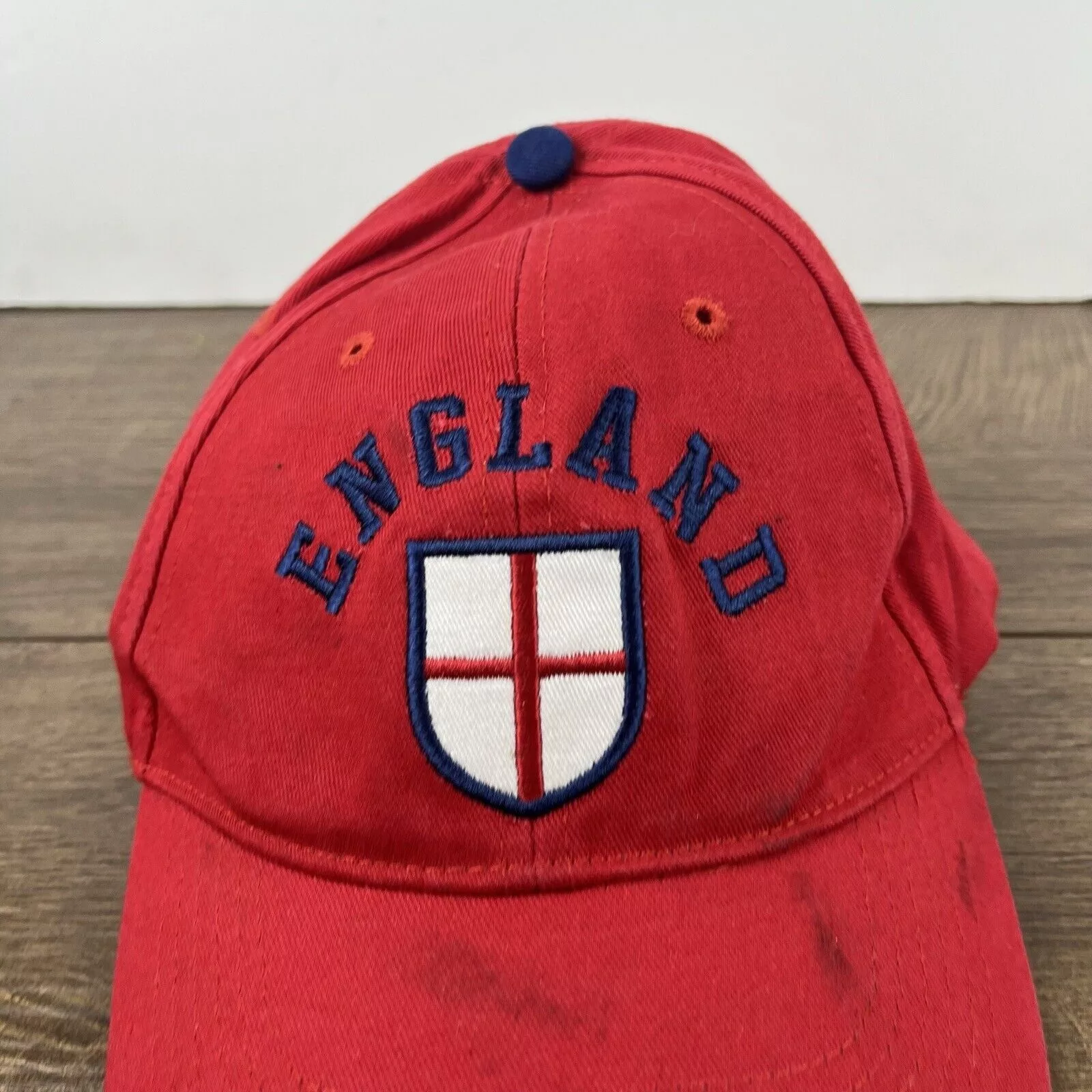 Other Hats Other England Hat England Baseball Hat Red Adjustable Hat Red Adul
