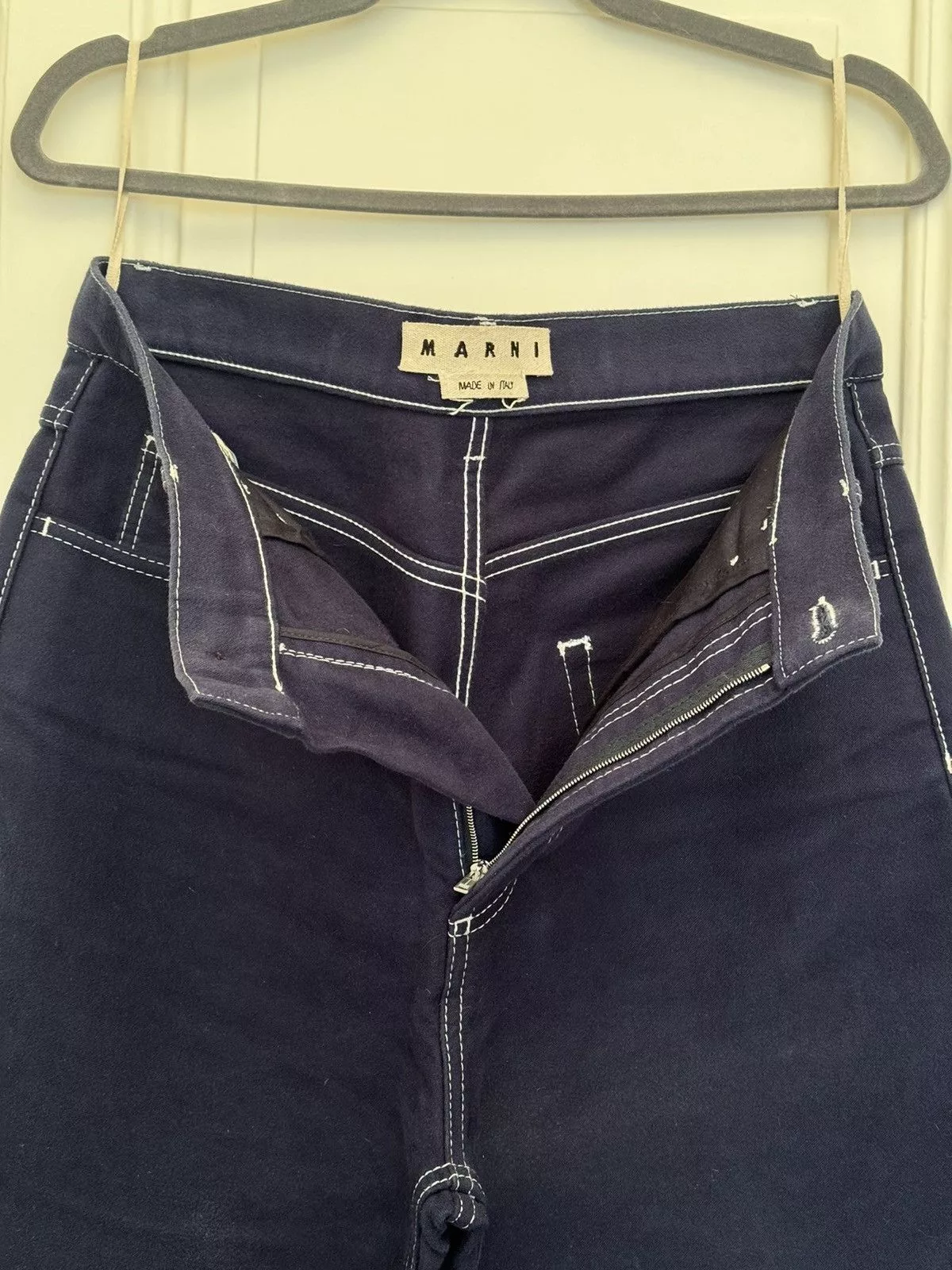 Marni Denim MARNI thick blue jeans FW19