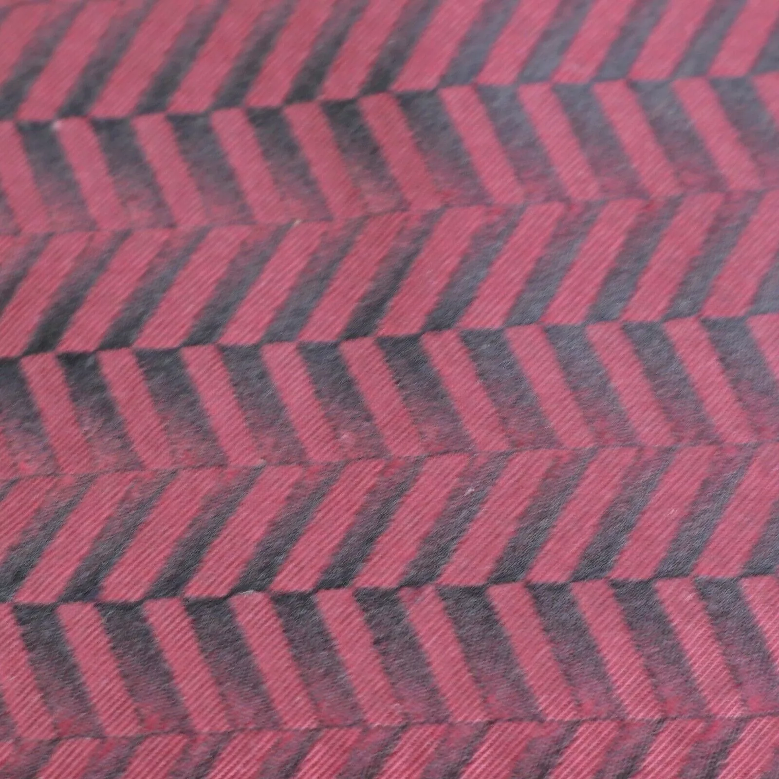 Arrow Ties Pocketsquares Arrow Maroon Red Geometric Herringbone Short Wide Woven Silk