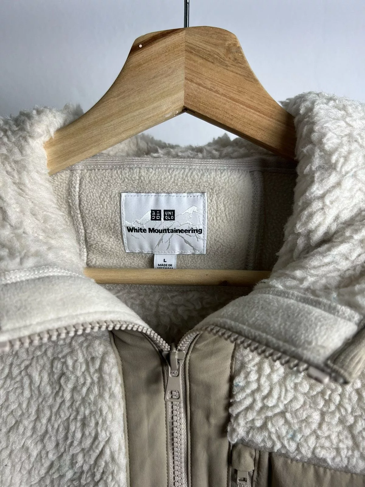 Uniqlo Light Jackets Uniqlo × White Mountaineering White Mountaineering x Uniqlo Fleece Hoodie Jacket