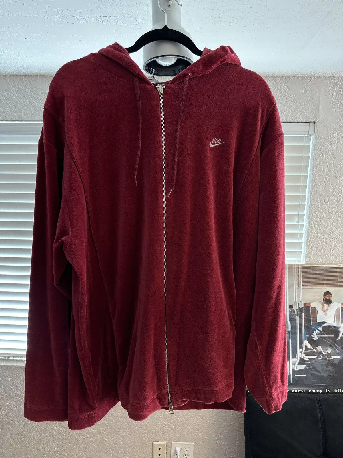 Nike Sweatshirts Hoodies Nike zip up hoodie Red