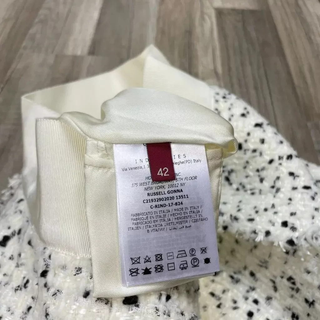 Moncler Mini Skirts Moncler Wool Jacket polka dot Size 42 fit M Multi
