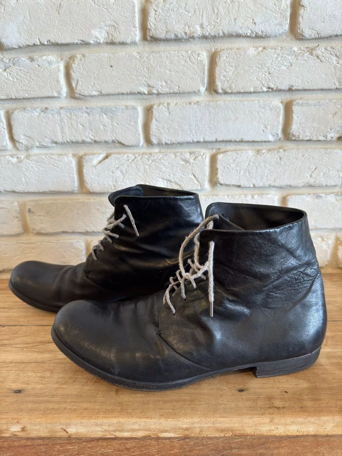 A1923 Boots A1923 - A DICIANNOVEVENTITRE KANGAROO ANKLE BOOT Black