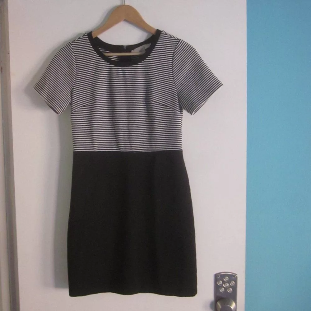 Loft Mini Dresses Loft Work Dress Size 2P Black