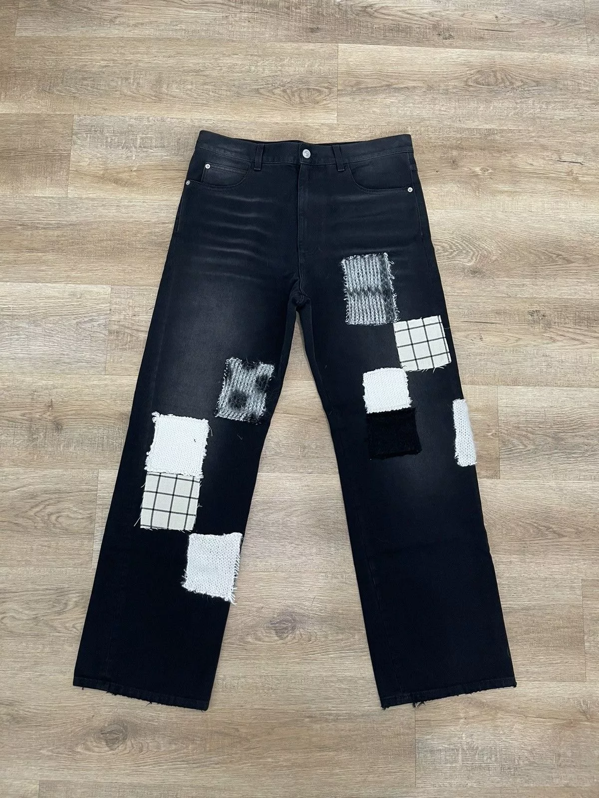Marni Denim Marni Patch Jeans Black