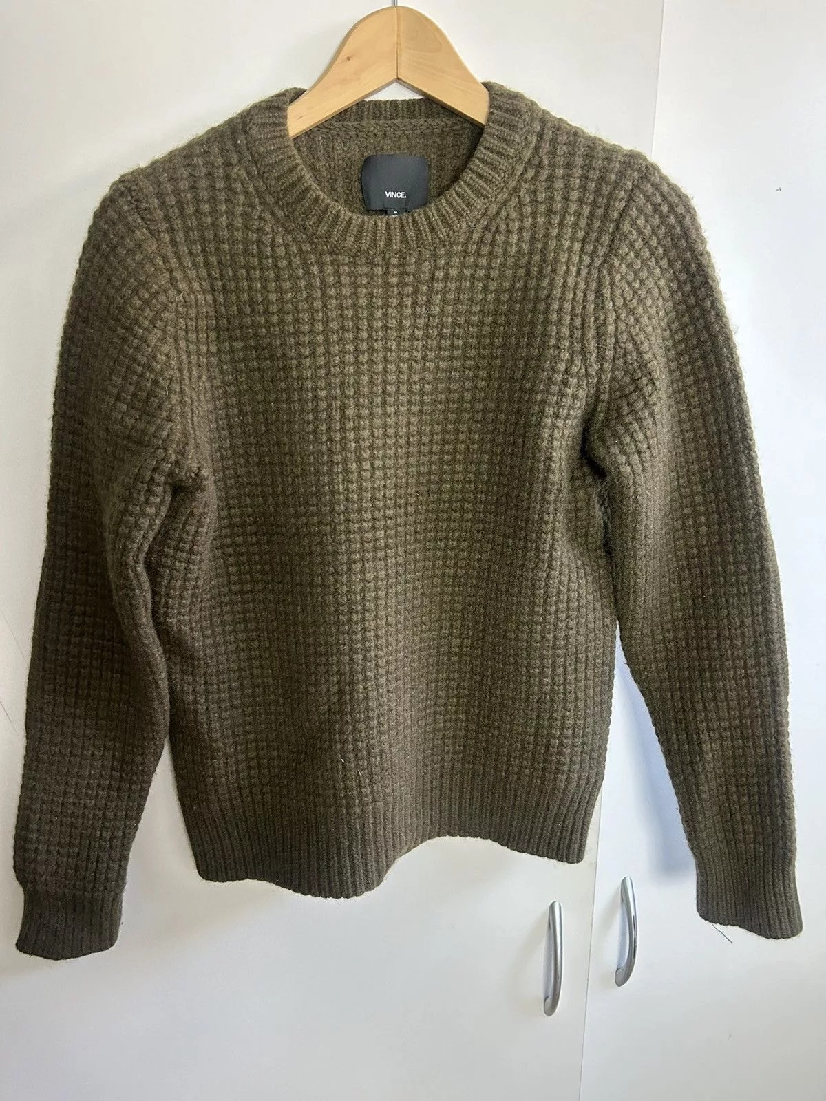 Vince Sweaters vince cashmere wool sweater Green