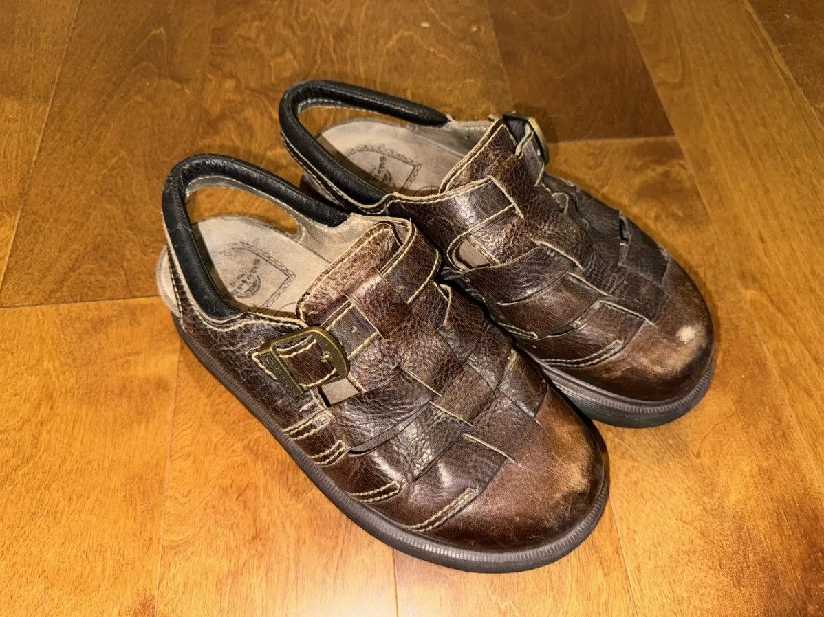 Dr. Martens Sandals Dr. Martens Vintage Doc Marten Fisherman Sandals Brown Leather England