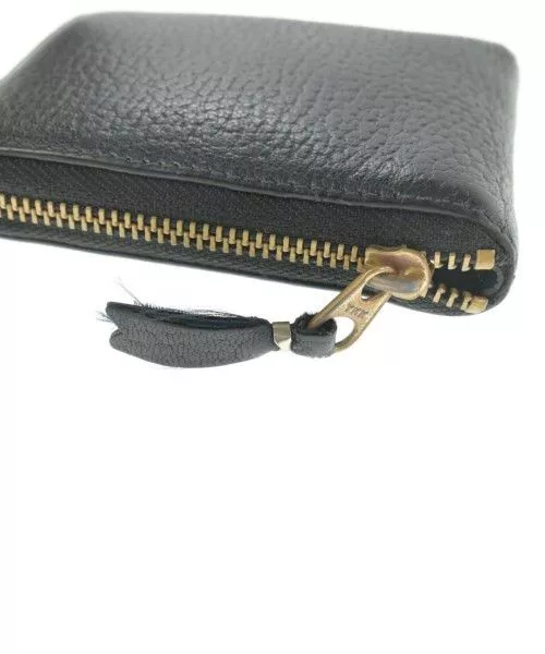 Comme des Garcons Wallets Comme des Garcons Wallet Coin cases Zip Plain Black