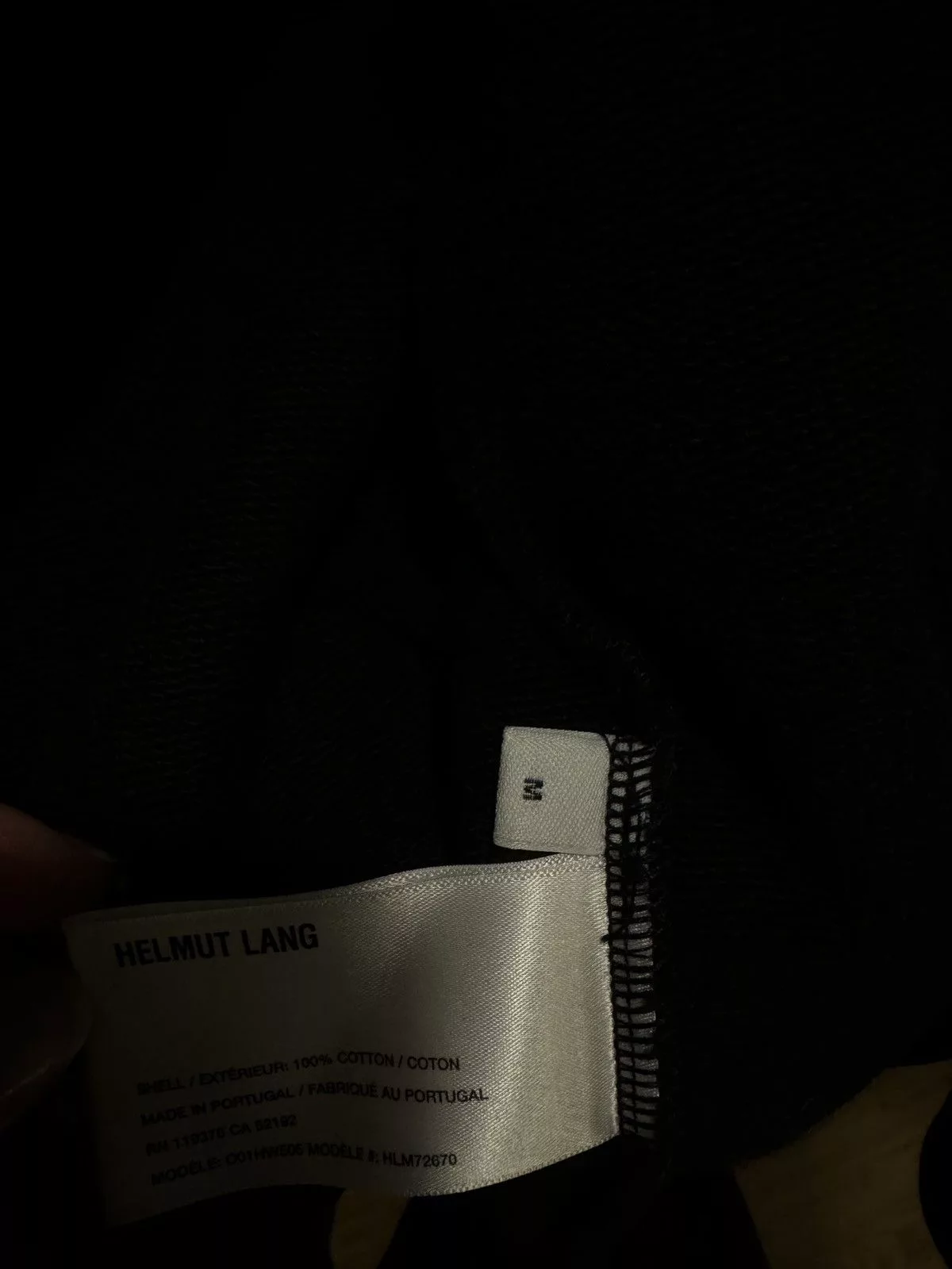 Helmut Lang Light Jackets Black zip hoodie helmut lang