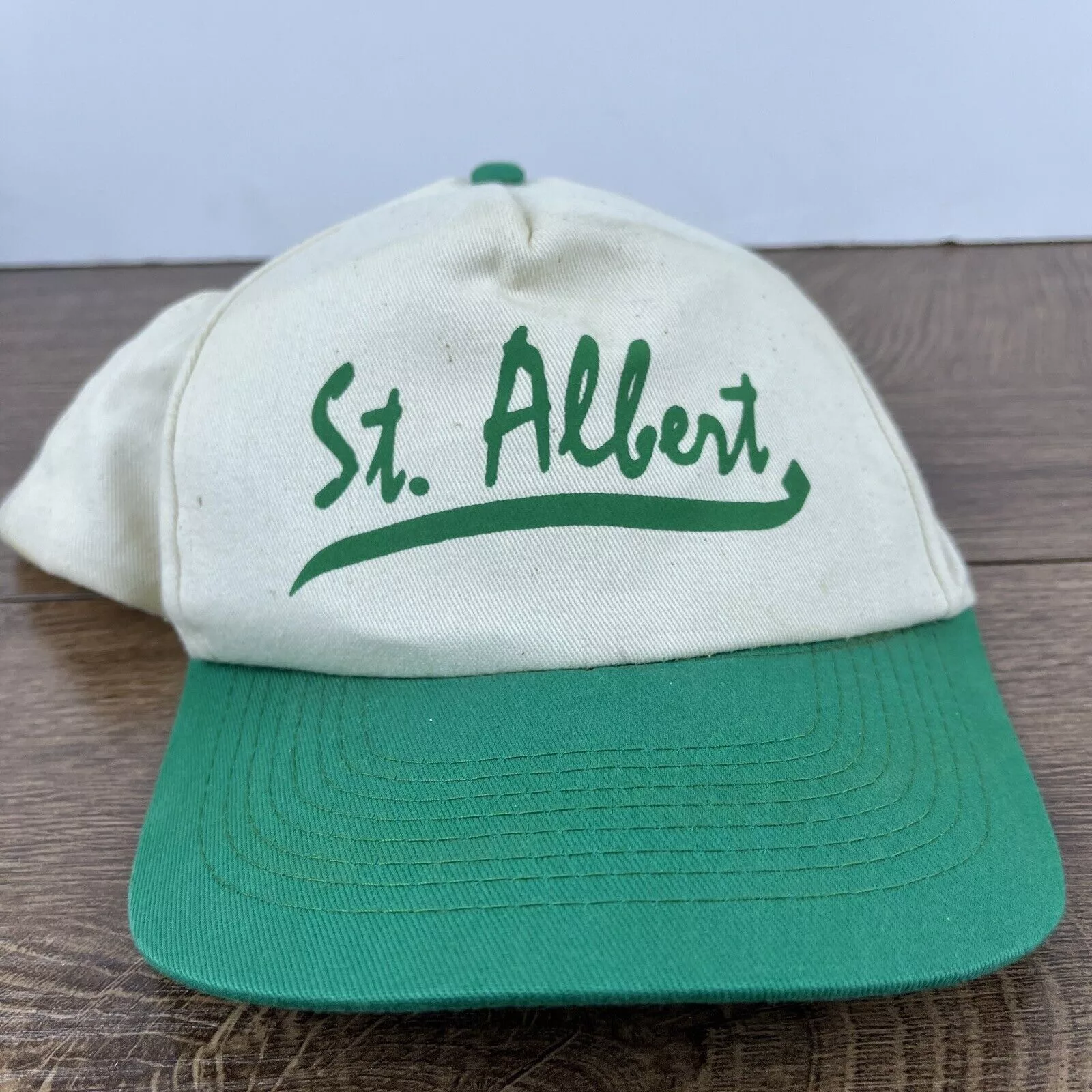 Other Hats Other St Albert Hat Saint Albert White Hat Adjustable Snapback Adu
