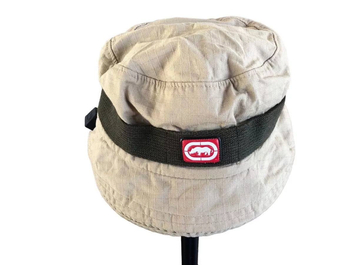Ecko Unltd. Hats Ecko Unltd. × Vintage DOPE 🔥 THE CLASSIC BUCKET HAT RIPSTOP MATERIAL ADJUSTABLE White
