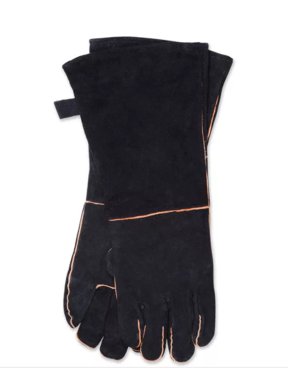 Black Leather Grill Gloves