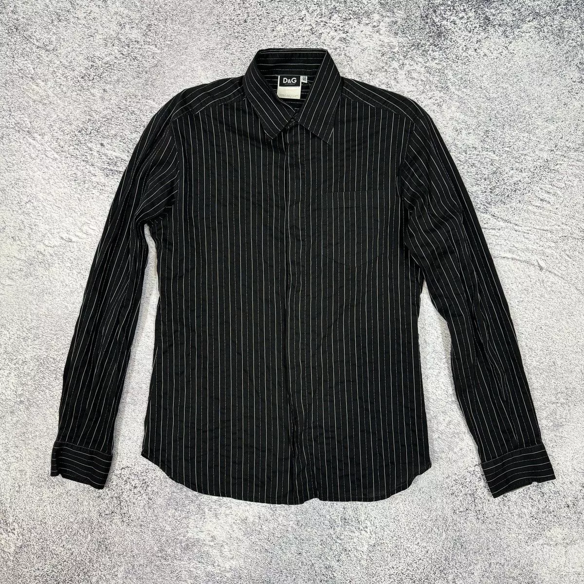Dolce & Gabbana Shirts Button Ups Dolce & Gabbana × Vintage Dolce&Gabbana mens shirt S-M size Black Luxury