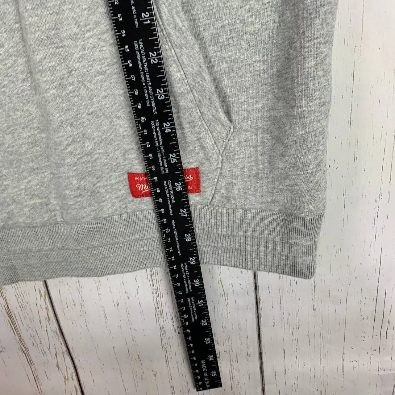 Mitchell & Ness Sweatshirts Mitchell & Ness Large Sleeveless Pullover Sweatshirt Women Gray