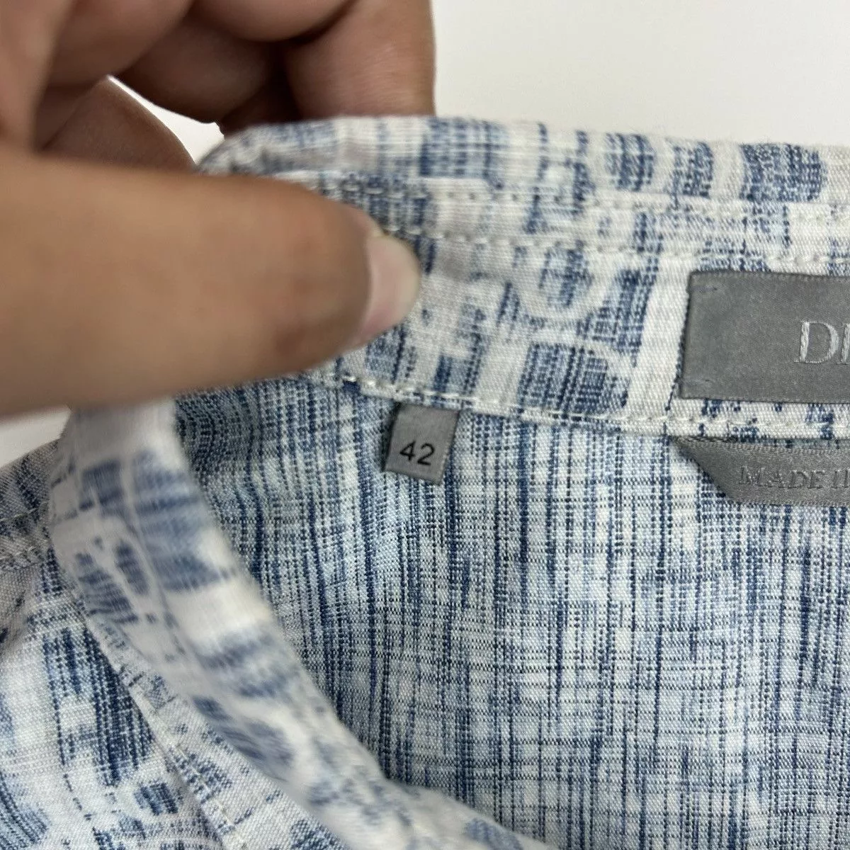 Dior Shirts Button Ups Dior oblique shirt Blue