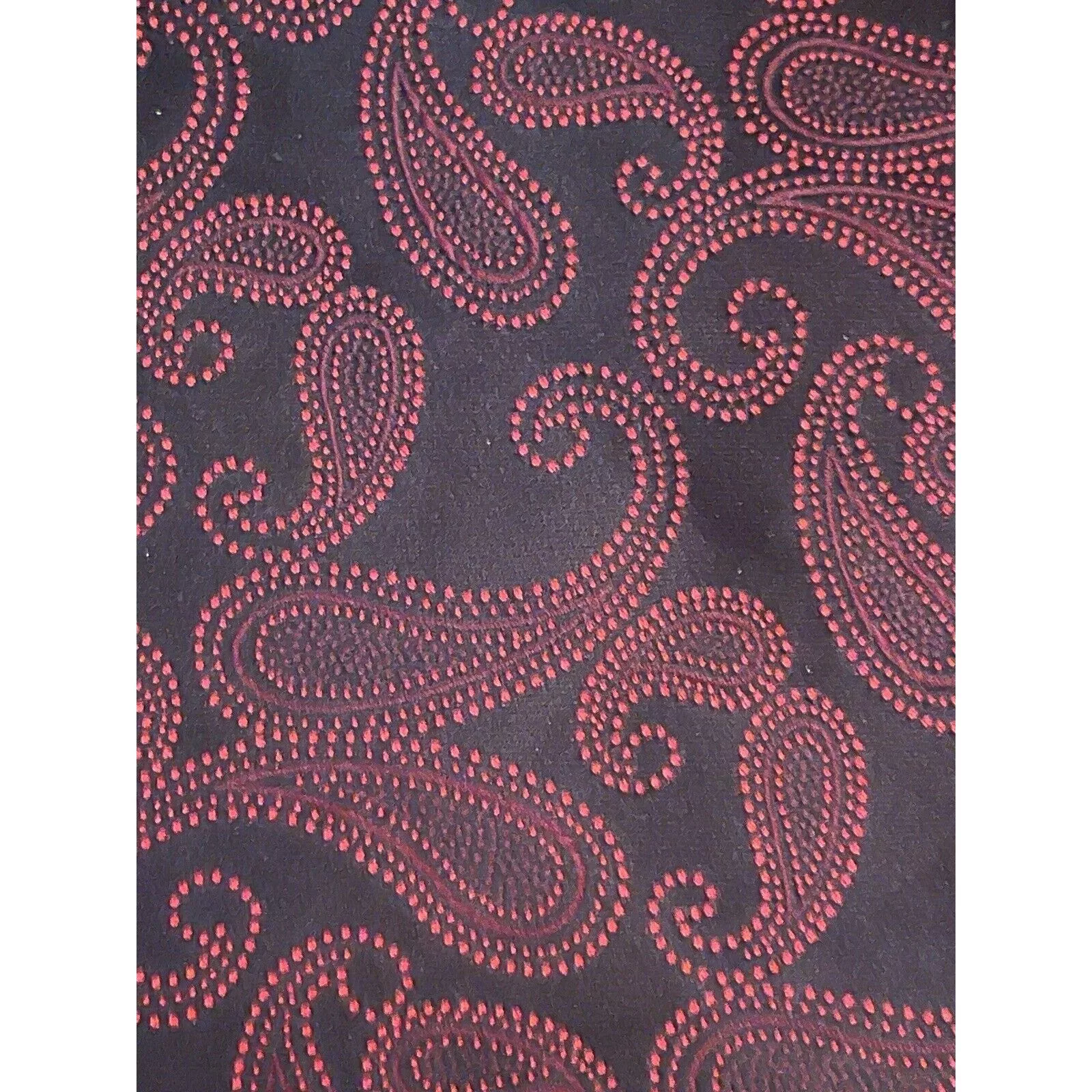 Other Ties Pocketsquares Other Express Design Studio Black Red Men’s Neck Tie Made In USA Multi