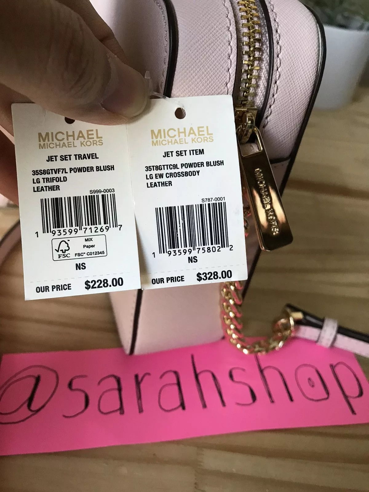 Michael Kors Crossbody Bags Michael Kors set Pink