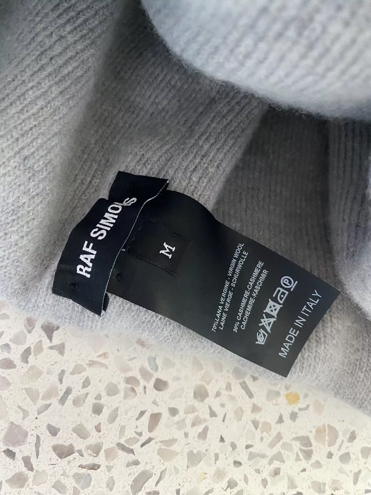 Raf Simons Hats Raf Simons Wool/Cashmere Beanie Gray