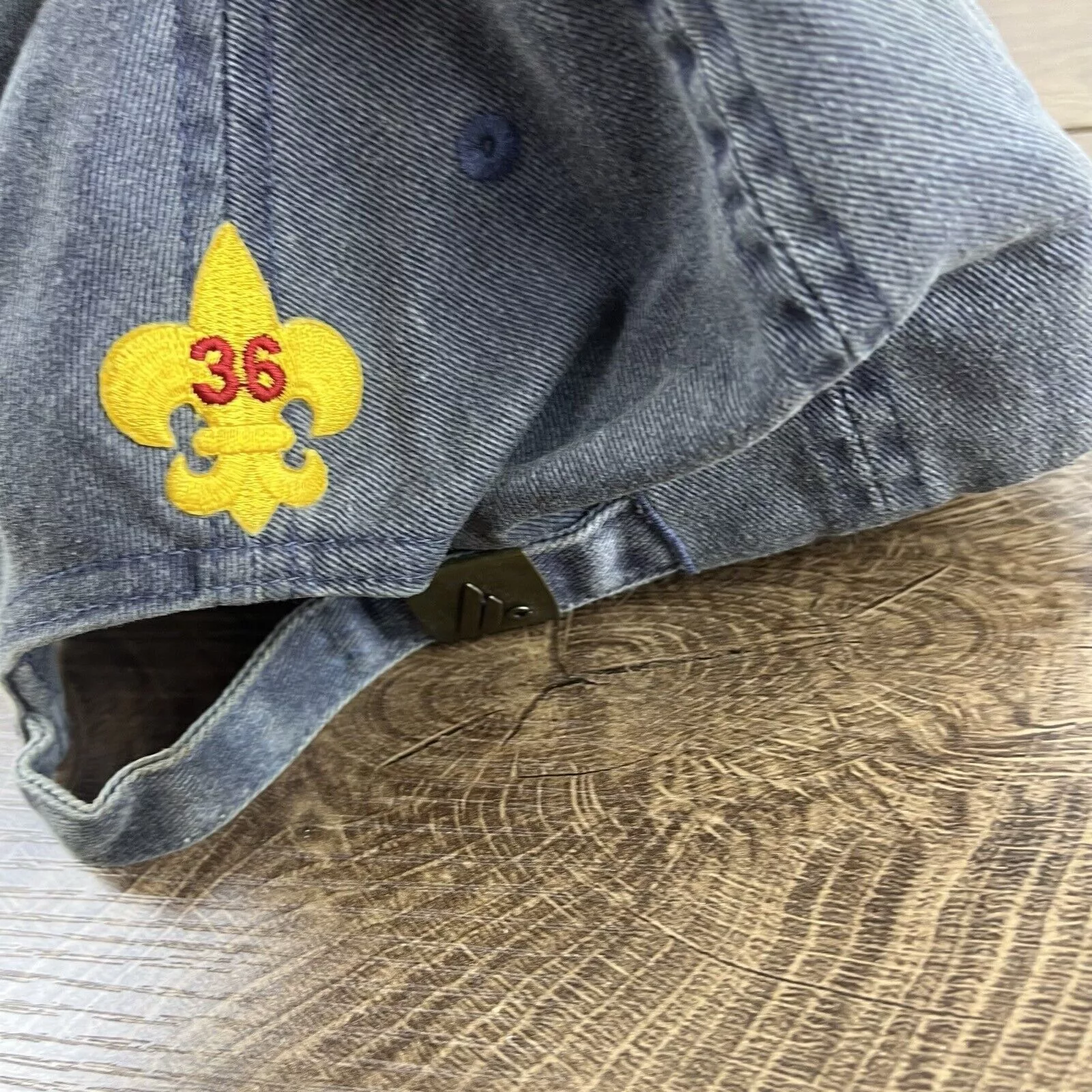 Other Hats Other Camp Comer Hat Troop 36 Orlando Florida Gray Hat Adjustable