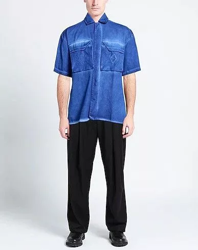 A-COLD-WALL* Shirts Button Ups A-COLD-WALL* × Samuel Ross A Cold Wall Button Down Shirt Blue Faded Oversized Pockets