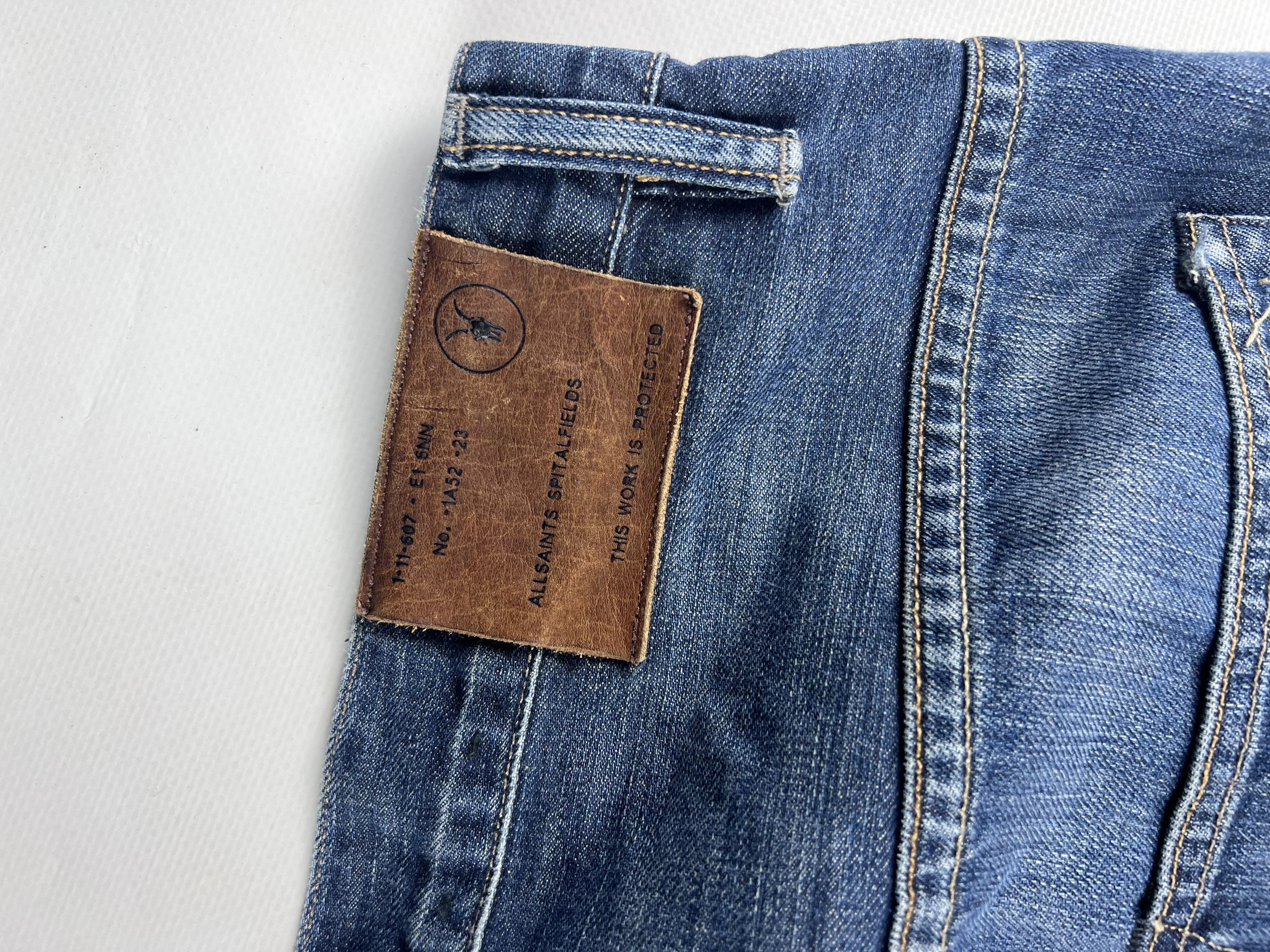 Vintage Allsaints Denim Jeans Blue