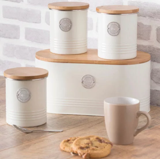Living Cream Coffee Canister 1 qt