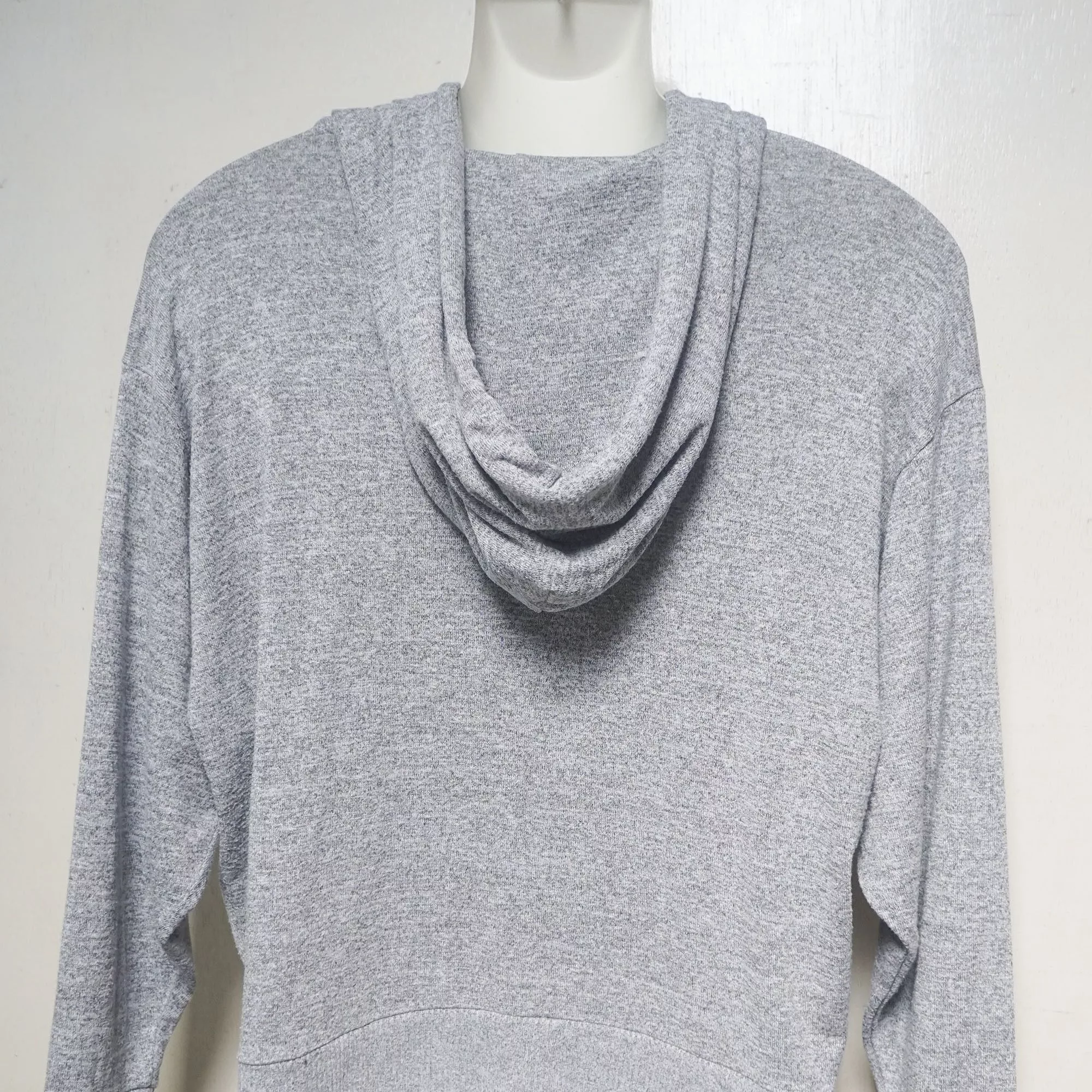 Gap Sweatshirts Hoodies GAP Oversized Pullover Lightweight Hoodie Gray