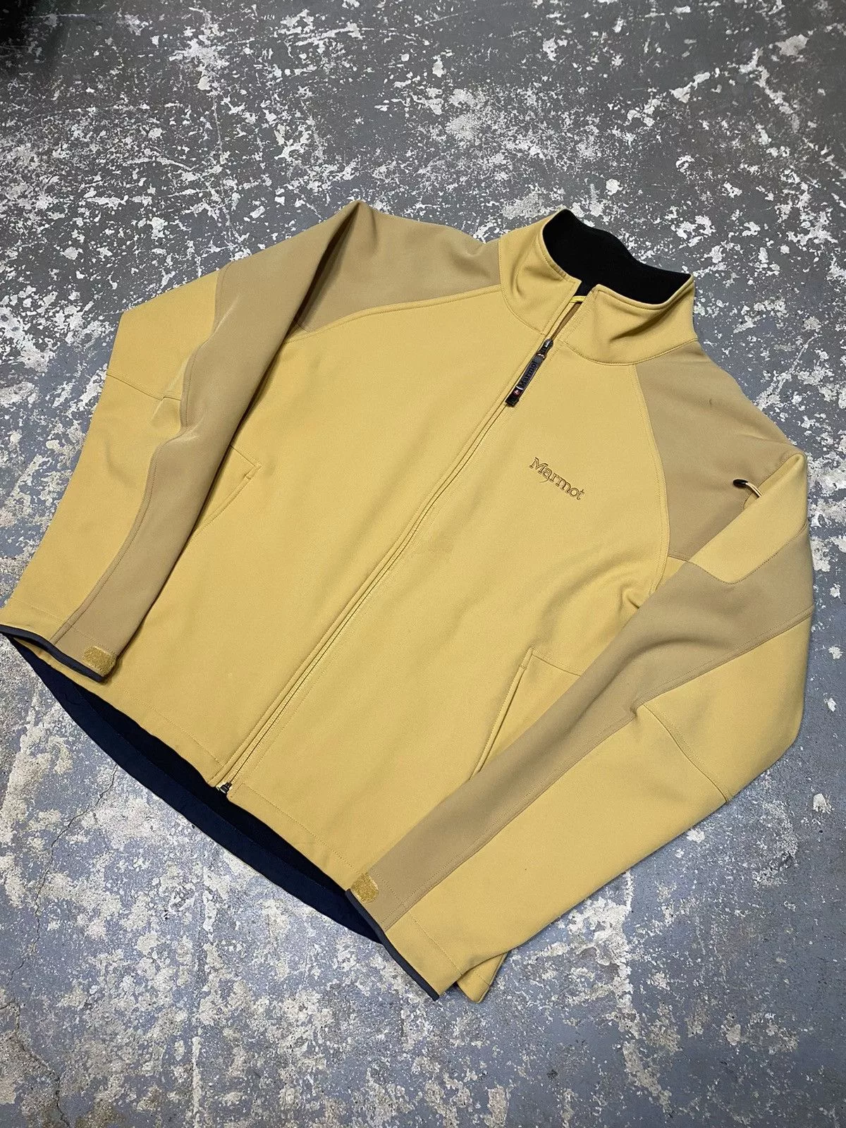 Marmot Light Jackets Marmot × Vintage Marmot Men’s Gravity Softshell Windbreaker Jacket Yellow Streetwear