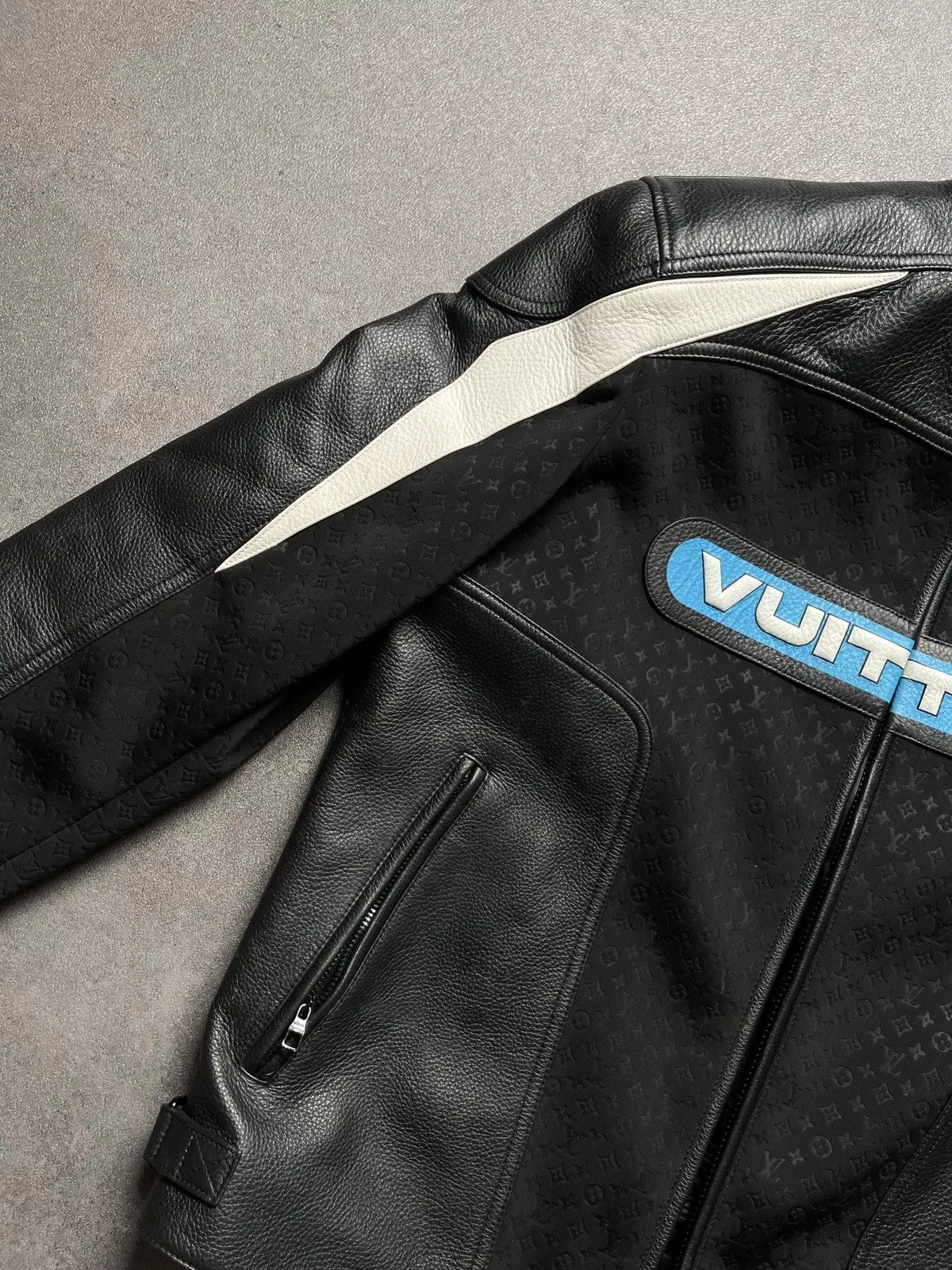 Louis Vuitton Leather Jackets Louis Vuitton Blouson Jacket Black