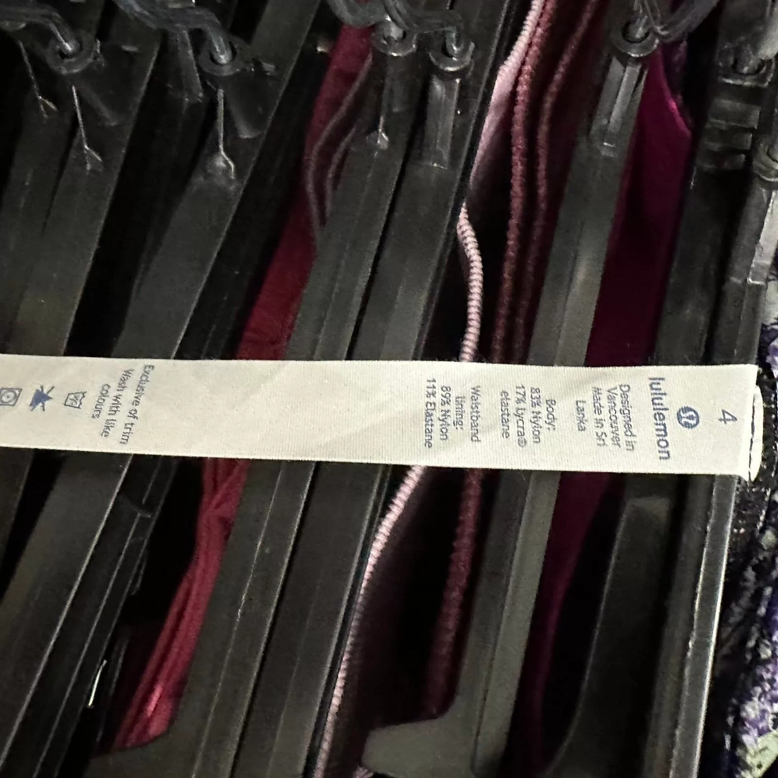 Black full length Lululemon Leggings