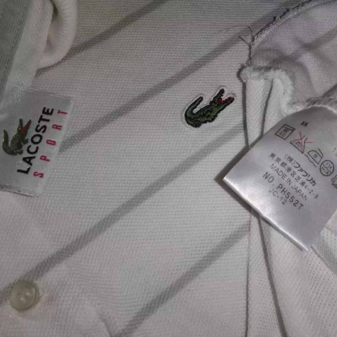 Lacoste Polos Lacoste Polo striped 🐊 White Basics