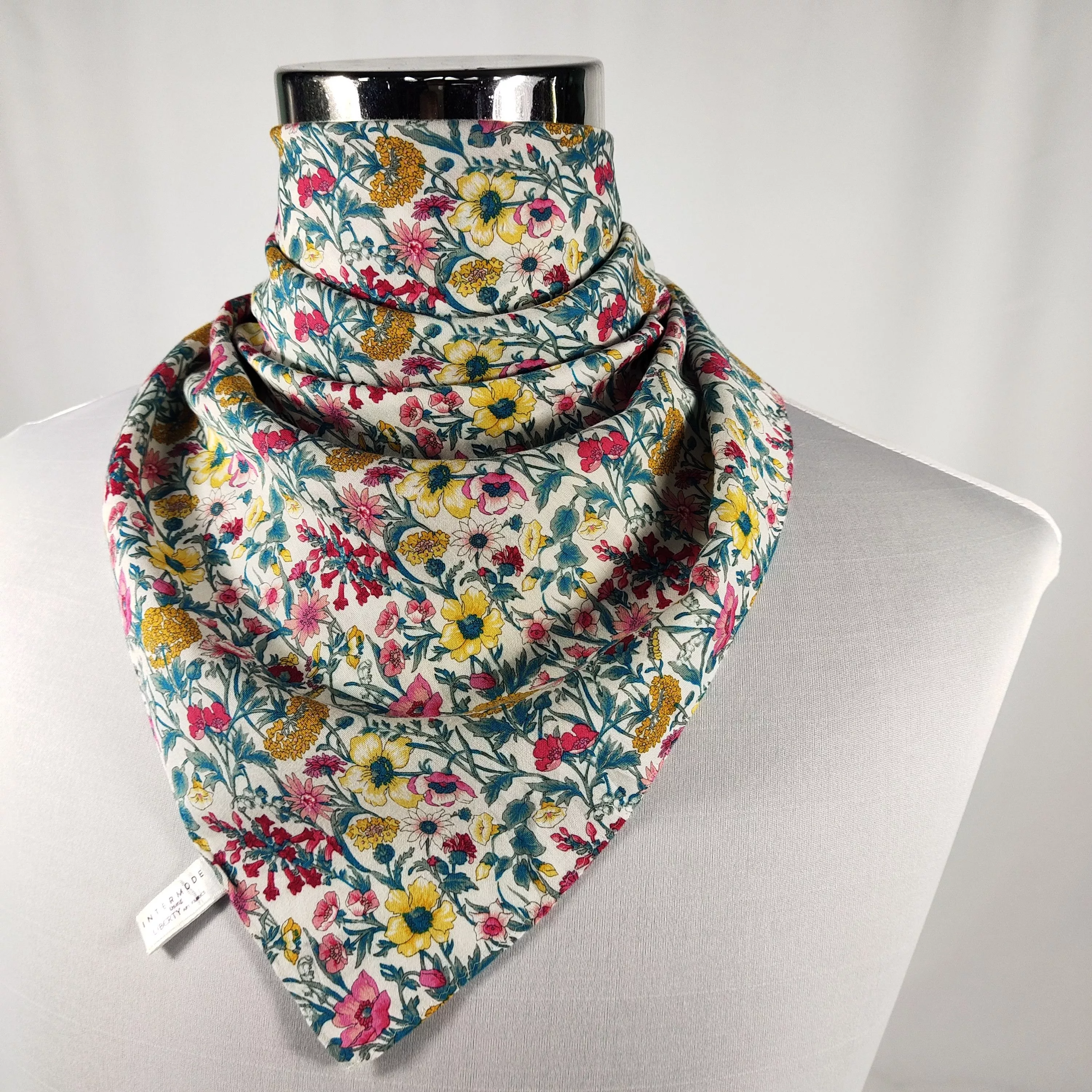 Liberty Ties Pocketsquares Liberty × Vintage Liberty Handkerchief / Neckerchief / Bandana FZ116 Multi