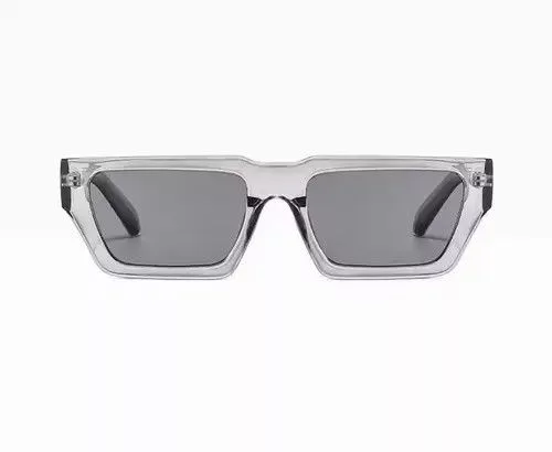 Electric Visual Glasses Electric Visual × Vintage Rectangle Clear Gray Sun Glasses Streetwear