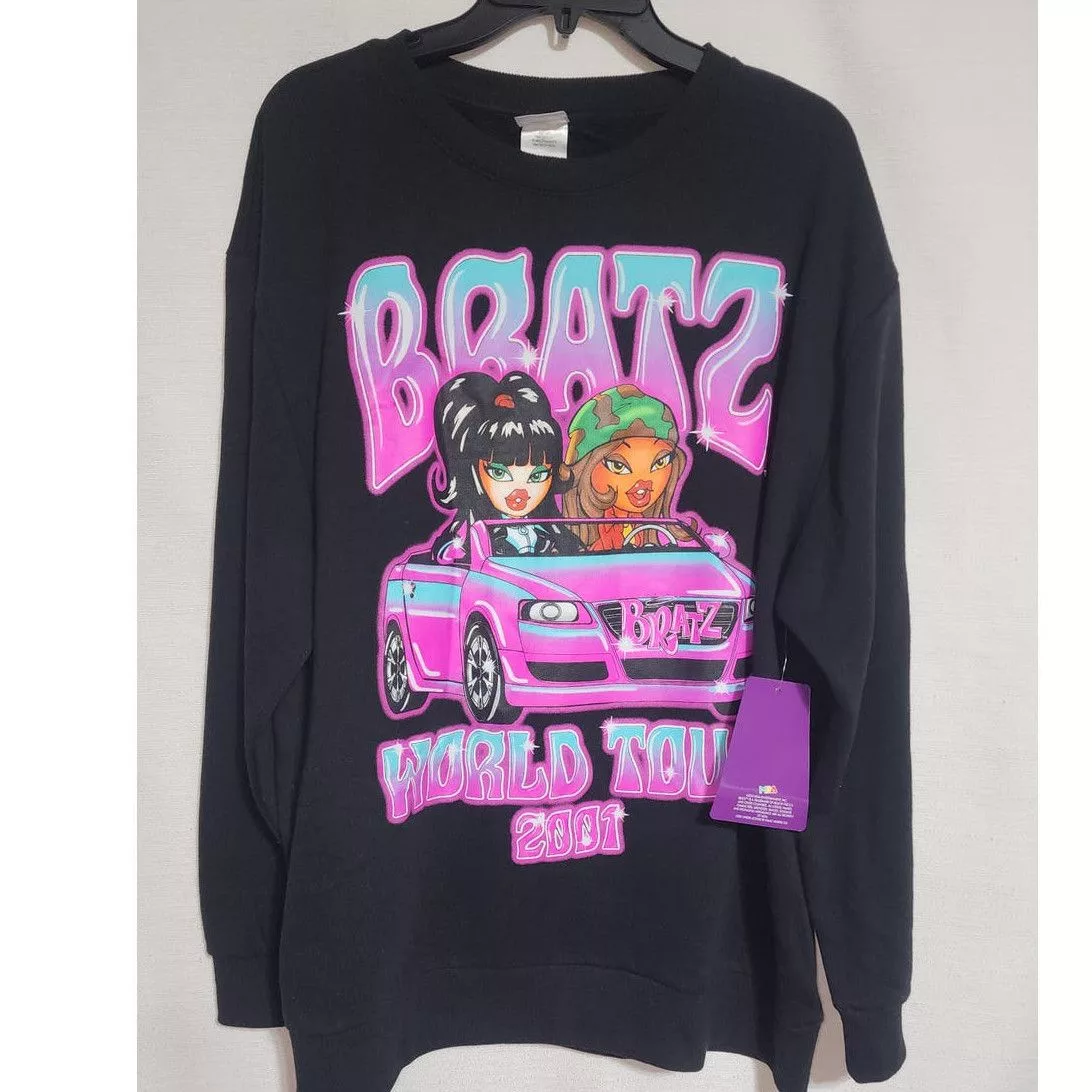 Other Sweatshirts Other bratz world tour 2001 sweatshirt size large Black
