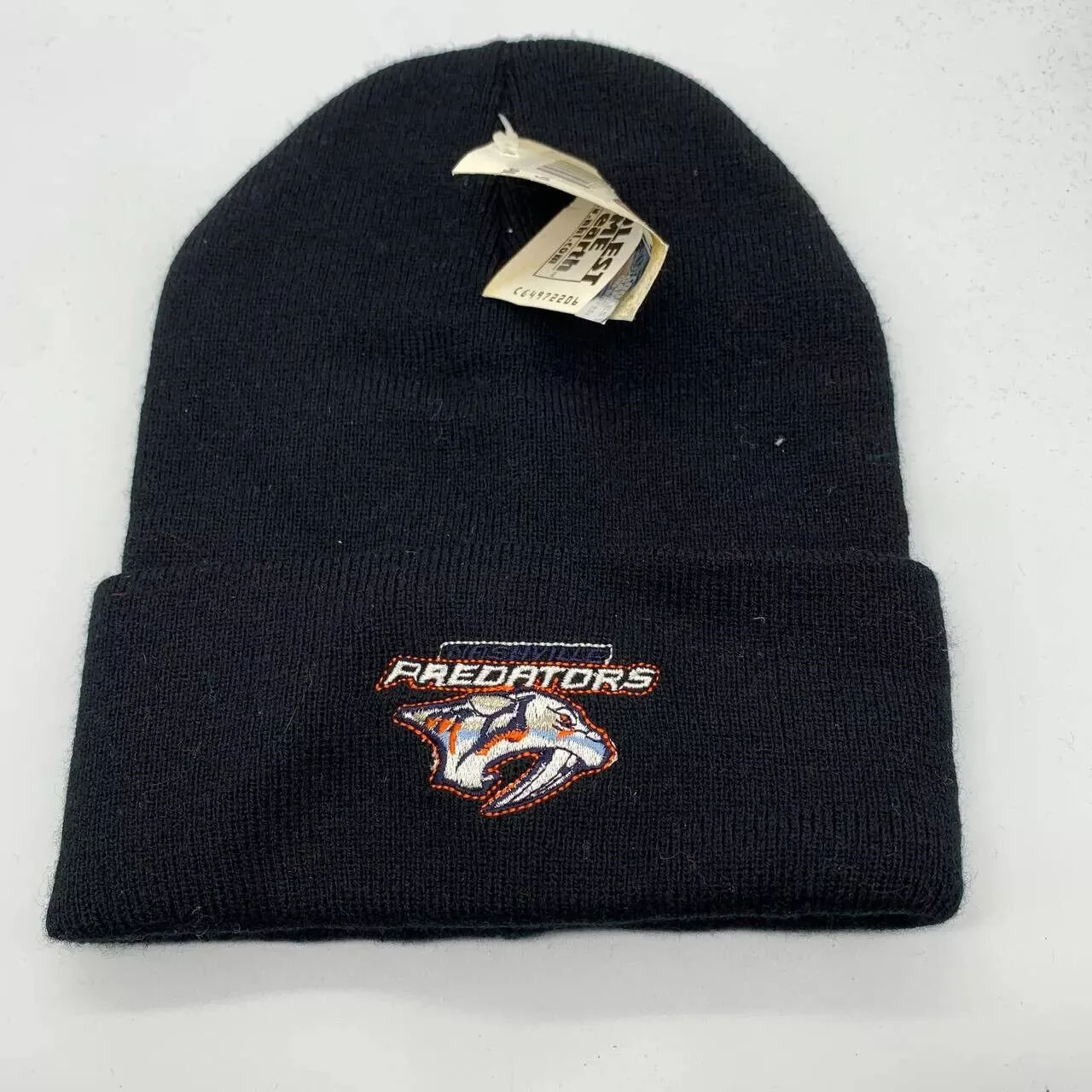 Drew Pearson Hats Drew Pearson Cuffed Nashville Predators NHL Hat Black Beanie Cap NEw Men