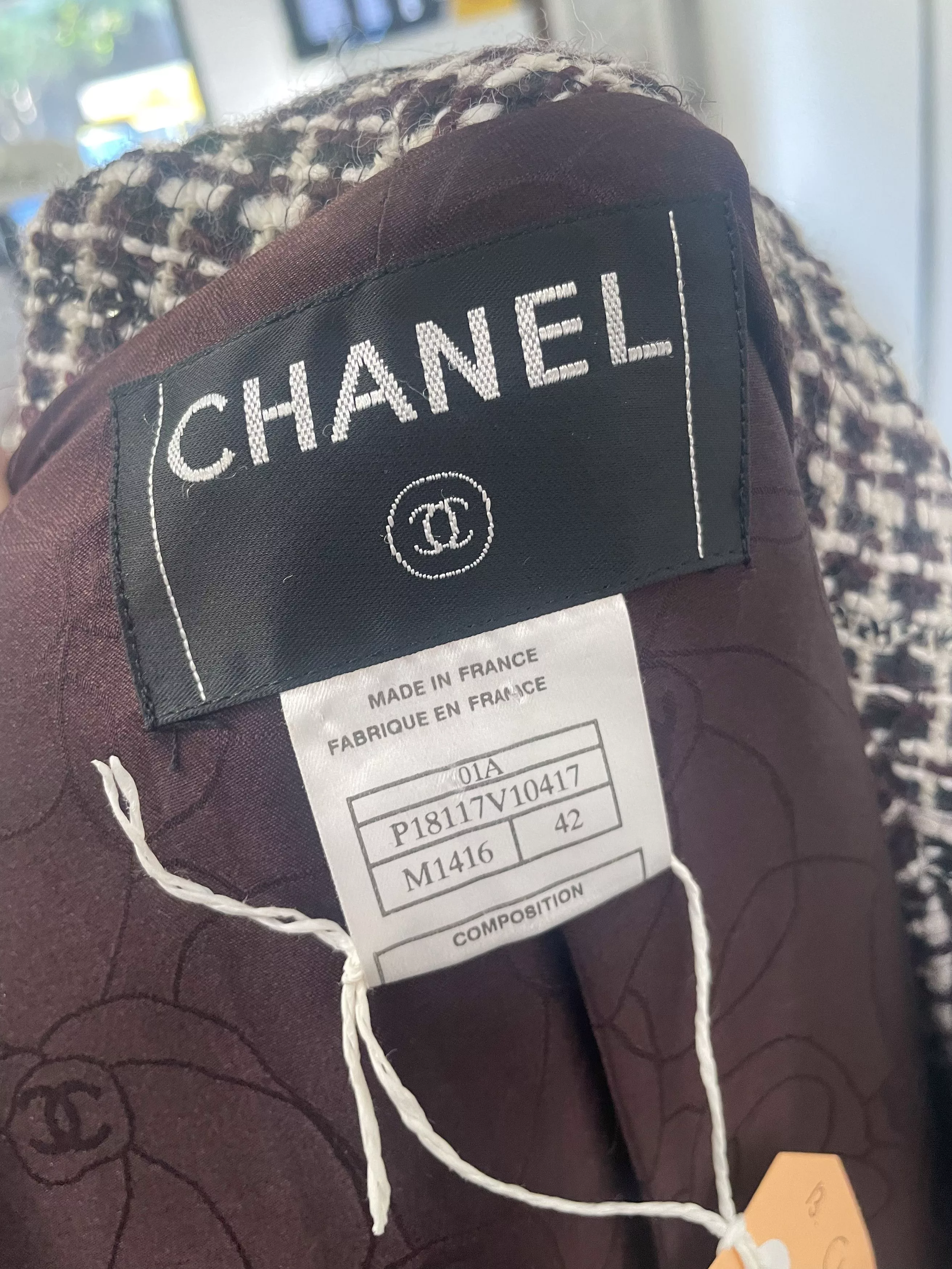 Chanel Jackets Chanel Brown Tweed Jacket Multi