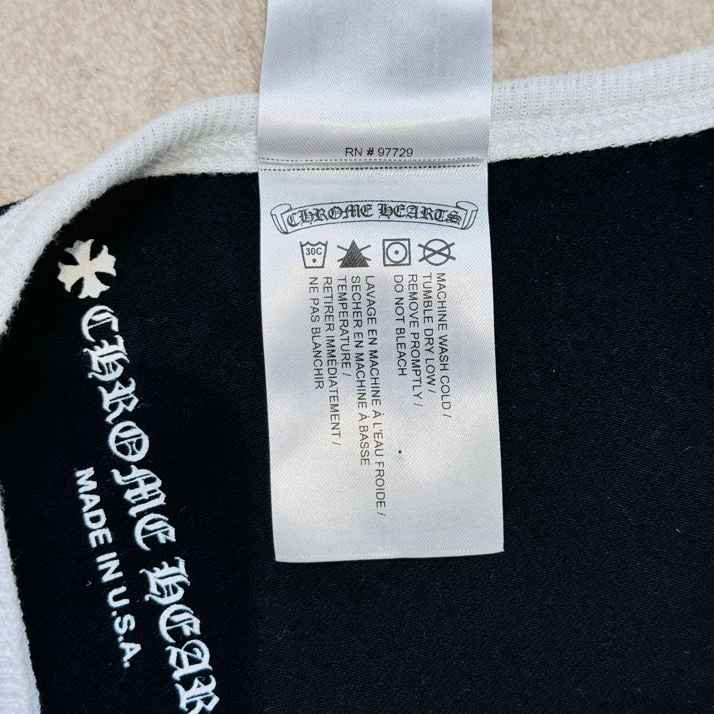 Chrome Hearts Crop Tops Chrome Hearts Roller Skates Halter black