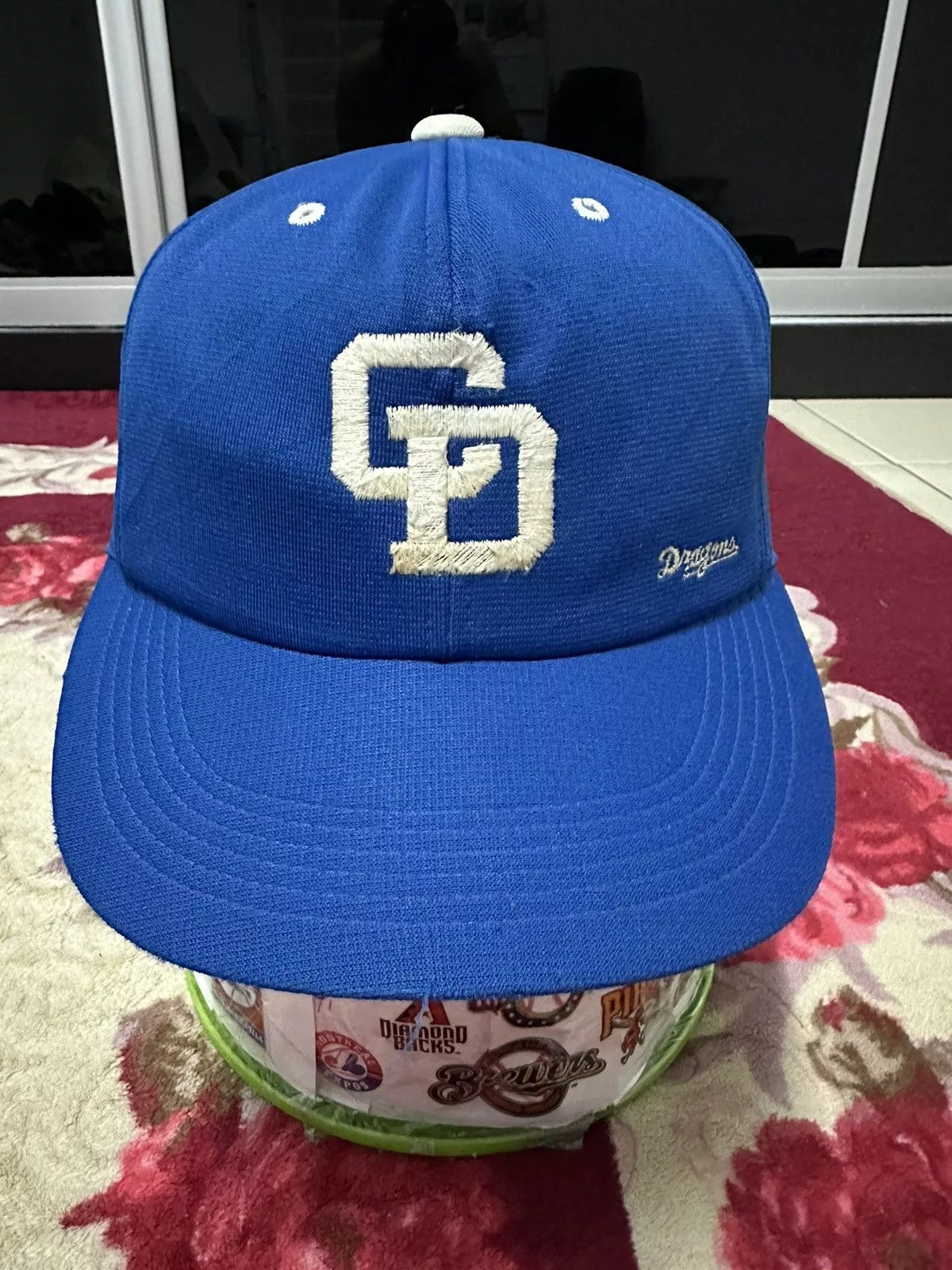 Descente Hats Descente Vintage Chunichi Dragons Fitted Hat Blue